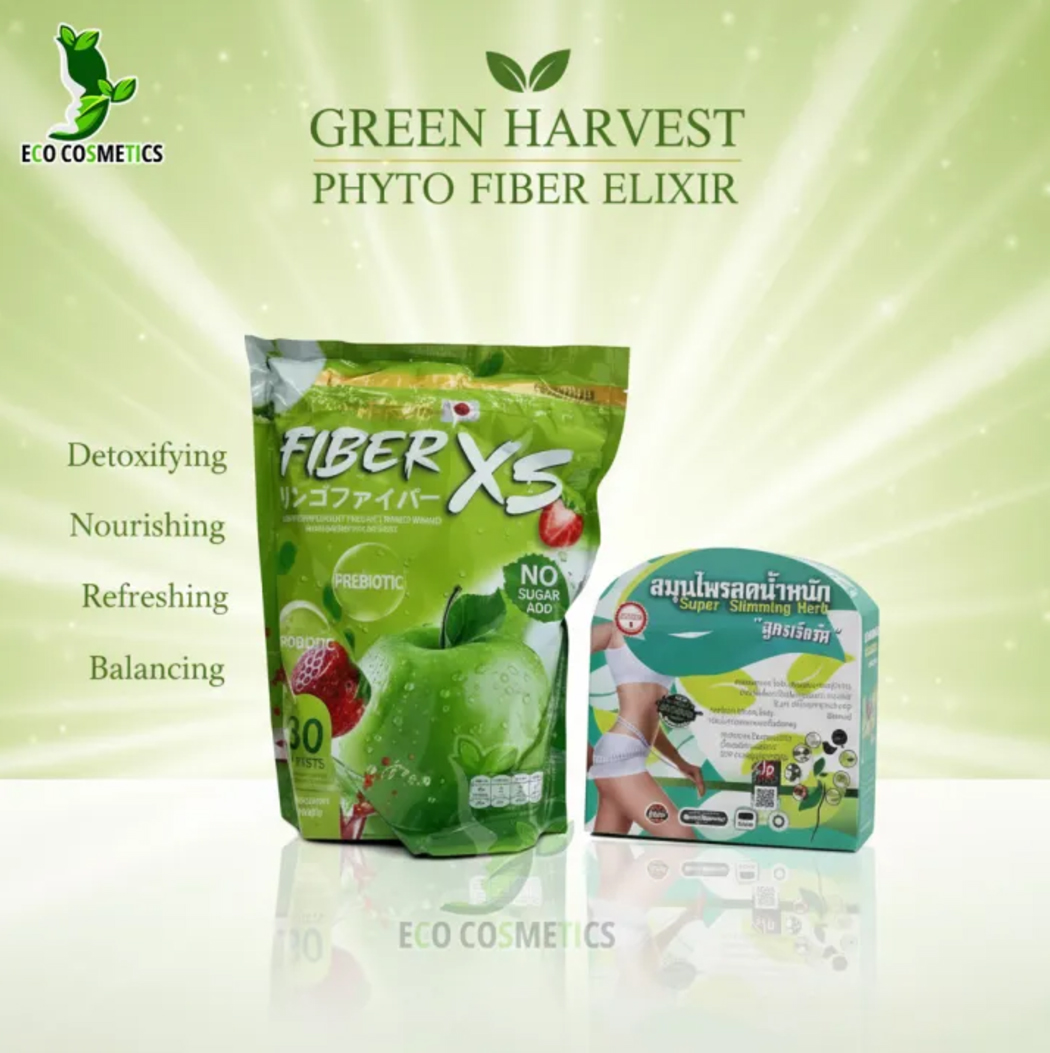 Fiber XS স্লিমিং জুস ও এবডোমিন স্লিমিং ক্যাপসুল